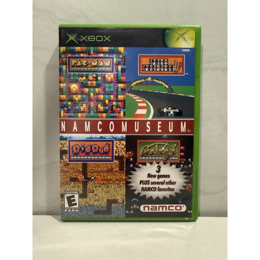 Namco Museum Microsoft Xbox‎ 2002 With Manual